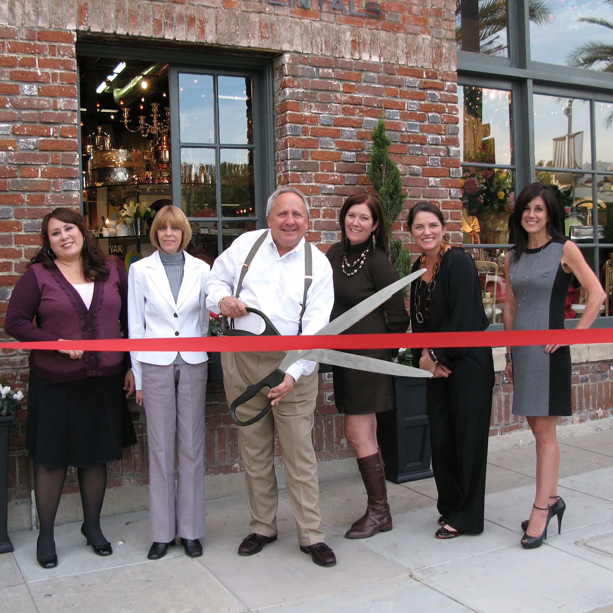 Giant scissors for ribbon cutting rental - Large scissors for