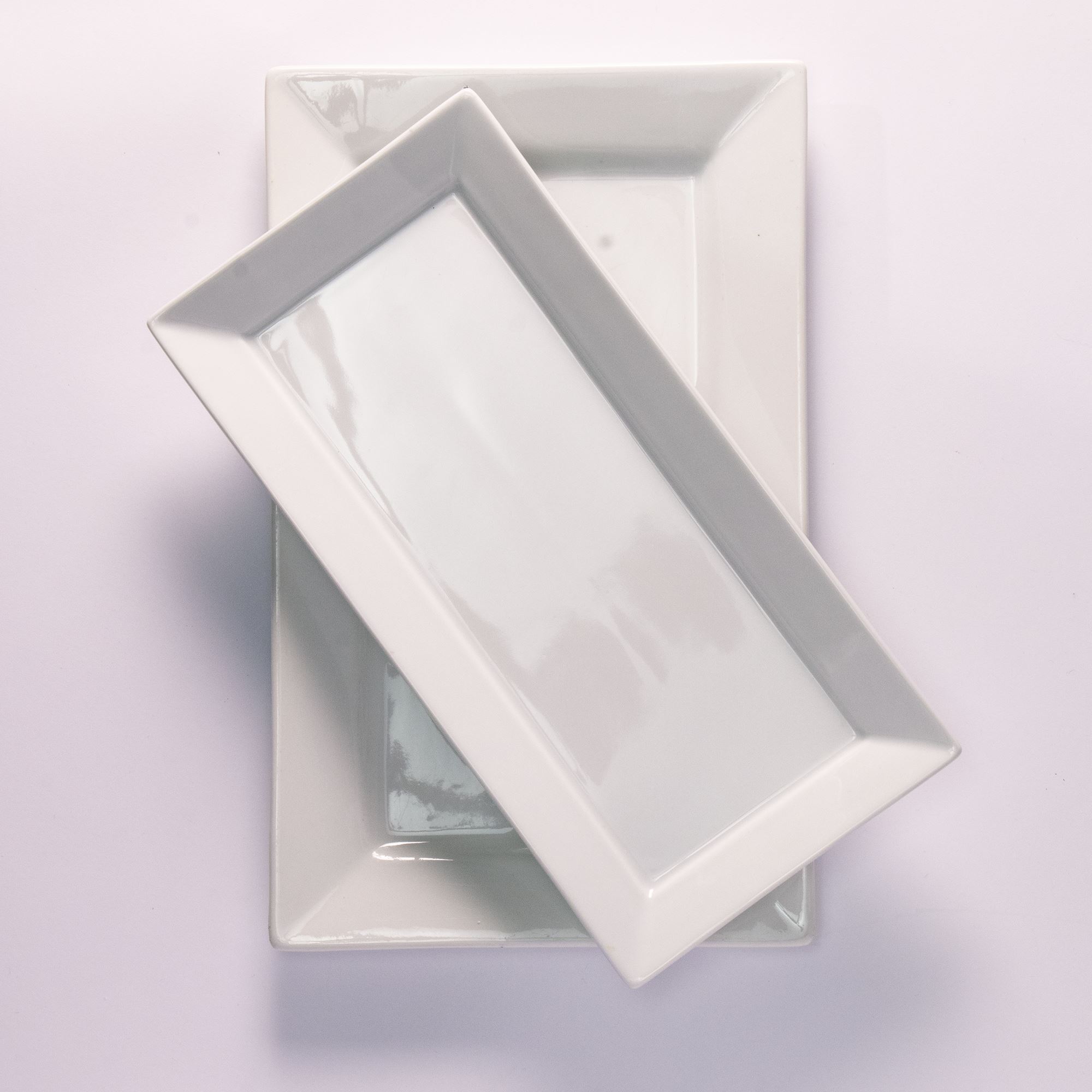 Rectangular Appetizer Plates Town & Country Event Rentals