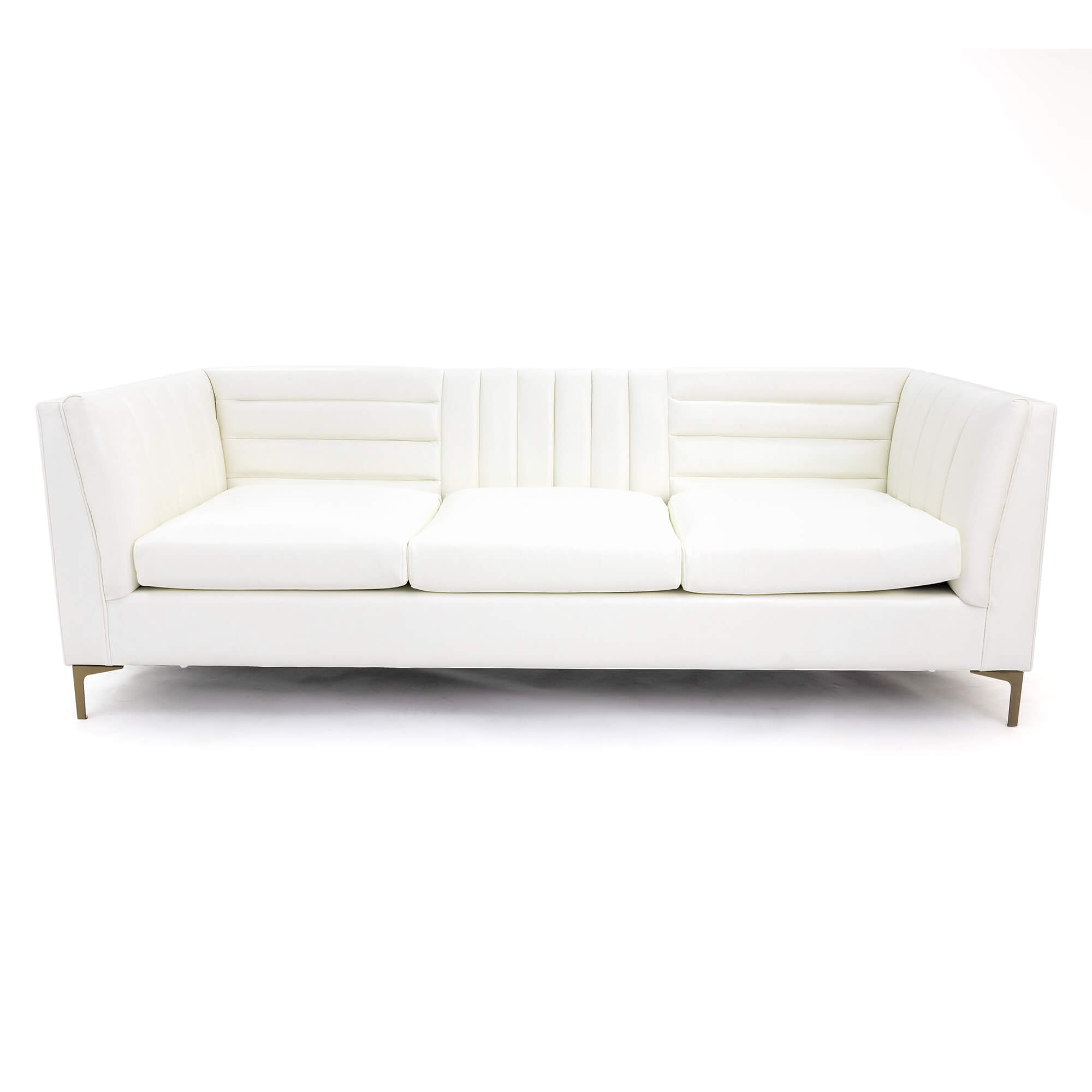 Dolce Sofa White Town Country Event Rentals
