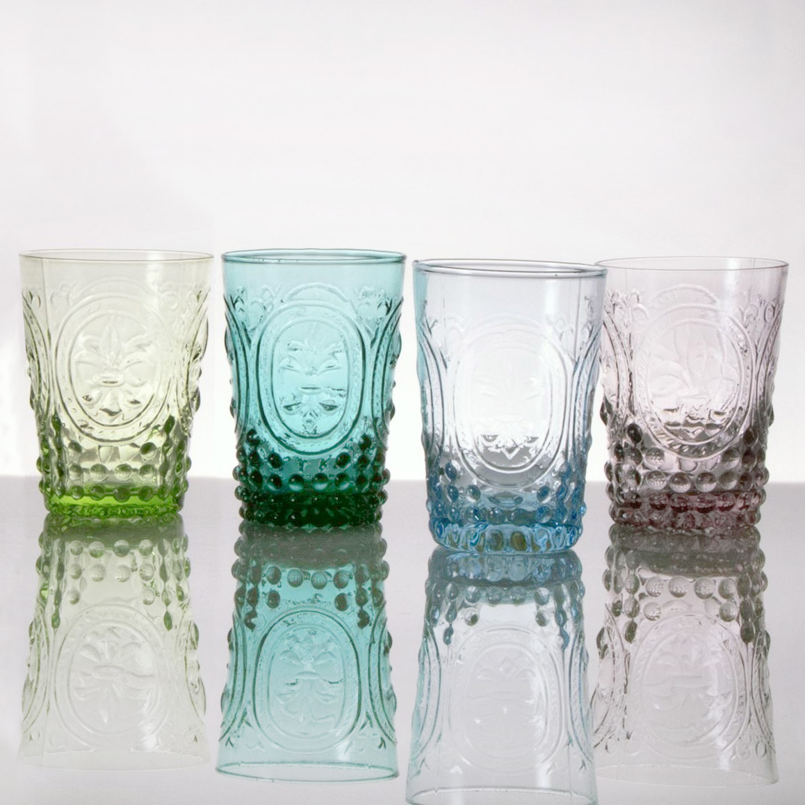 Fleur De Lis Glasses Town & Country Event Rentals