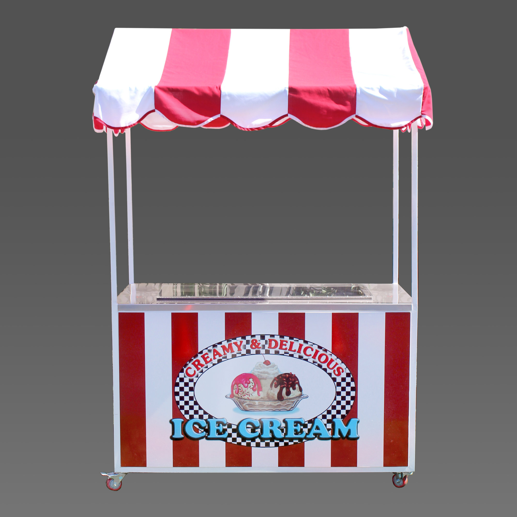 Old Fashioned Ice Cream Cart Town & Country Event Rentals