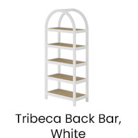 Tribeca Back Bar, White