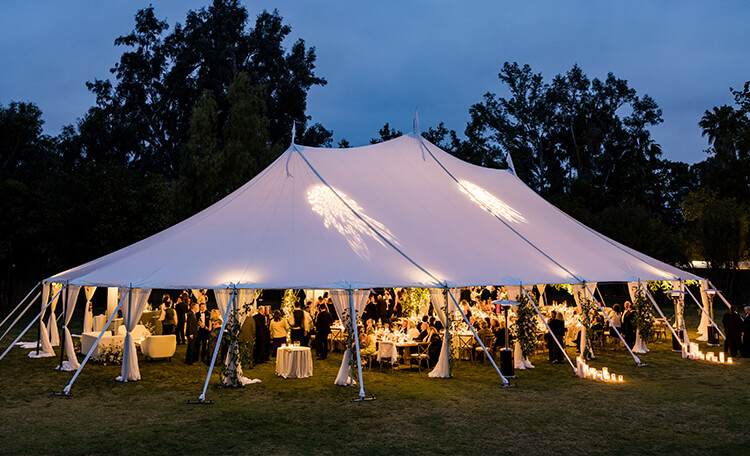 Tidewater tents at Town & Country