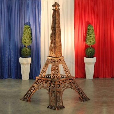 Image of 12' Eiffel Tower with Beacon Light