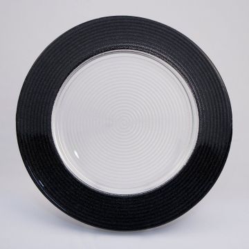12" Saturn Black Charger