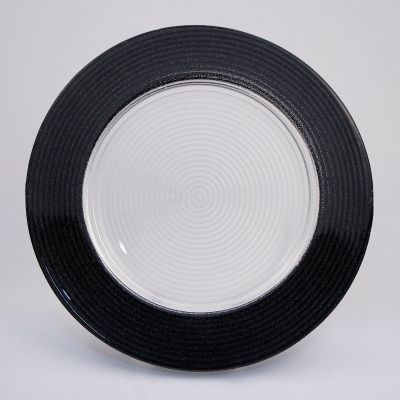 Image of 12" Saturn Black Charger