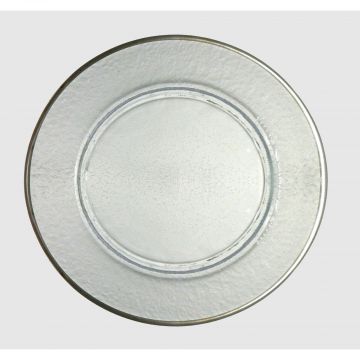 13" Obscura Platinum Rim Charger