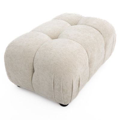 Image of Jalis Ottoman, Ivory