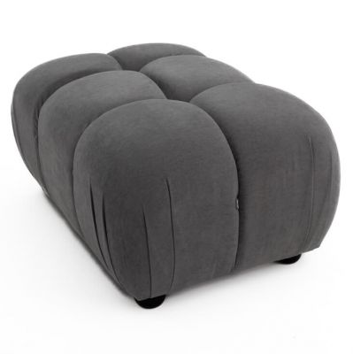 Image of Jalis Ottoman, Grey