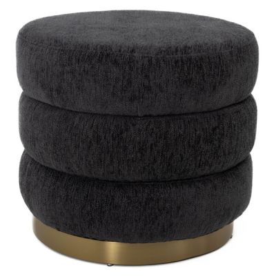 Image of Gamma Ottoman, Black