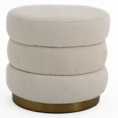Image of Gamma Ottoman, Off White