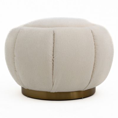 Image of Bacco Ottoman, Off White