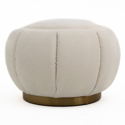 Image of Bacco Ottoman, Off White