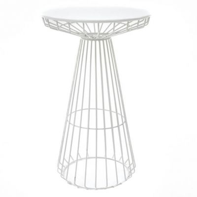 Image of Wire Highboy, White