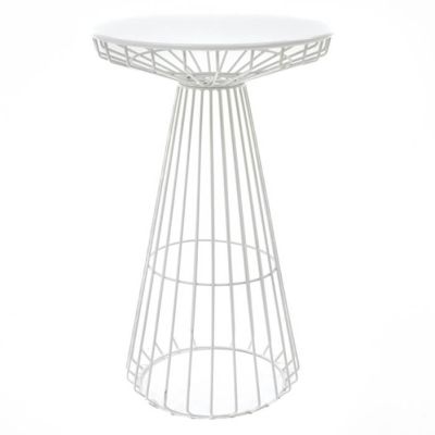 Image of Wire Highboy, White