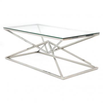 Maze Coffee Table, Silver