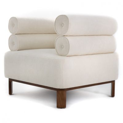 Image of Kirby Lounge Chair, Off White