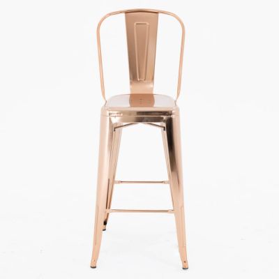 Image two of Jasper Barstool, Rose Gold