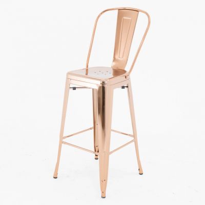 Image of Jasper Barstool, Rose Gold