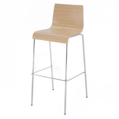 Image of Mercer Barstool, Light Wood