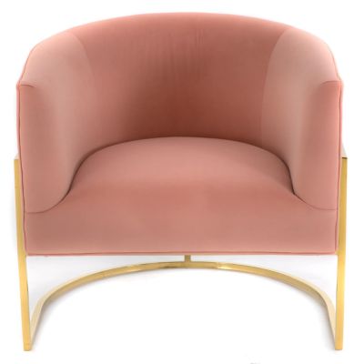 Image two of Bari Lounge Chair, Blush