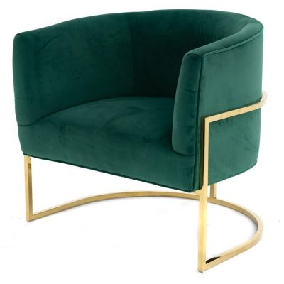Image of Bari Lounge Chair, Emerald