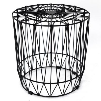 Image of Wire End Table, Black