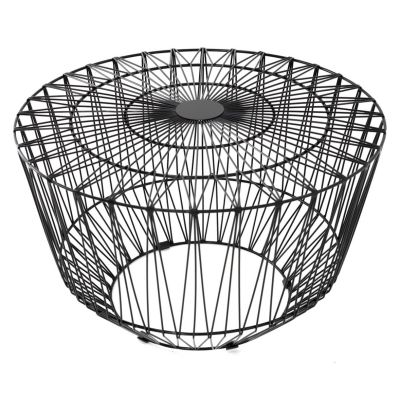 Image of Wire Coffee Table, Black