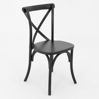 Image two of Crossback Chair, Black