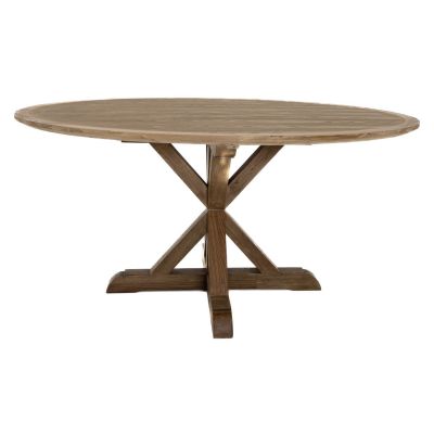 Image two of Hampton Dining Table, Round, Natural Oak
