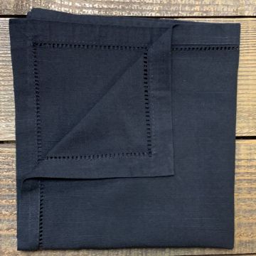 Black Hemstitch Napkin