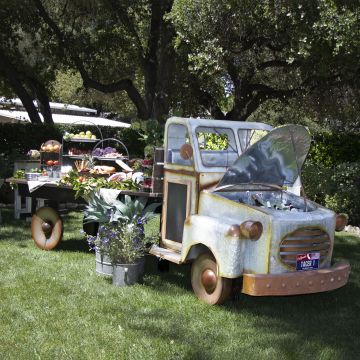 Vintage 1940's Farm Truck Long Bed