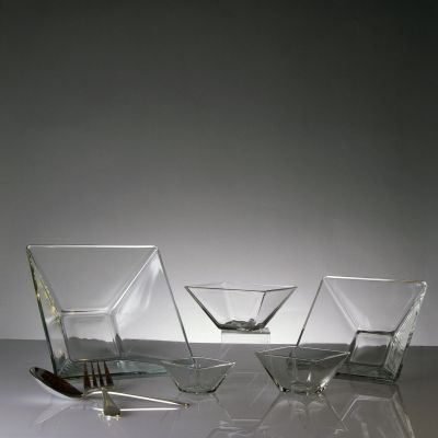 Image of Aja Square Glass Bowls