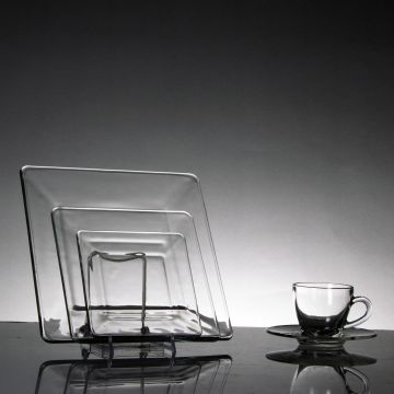 Aja Square Glass Plates