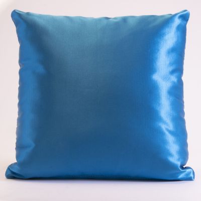 16" Aqua Kaleidoscope Pillow