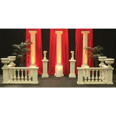 Image two of Balustrade with 2 Pedestals