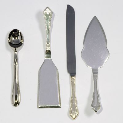 Image of Silver Dessert Utensils