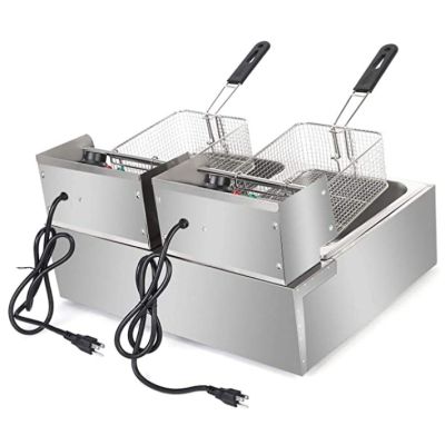 Image two of Electric Two Compartment Deep Fryer