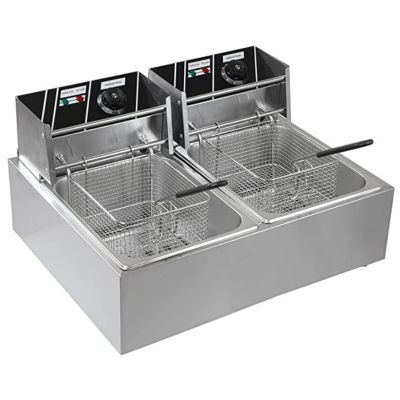 Image of Electric Two Compartment Deep Fryer