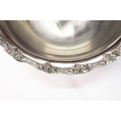 Image two of Stainless Ornate Footed Punch Bowl