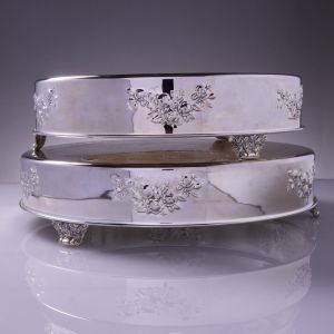 Silver Cake Plateau