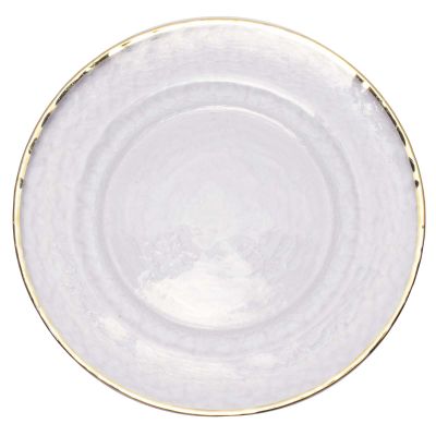 Image of Obscura Gold Rim Charger 13"