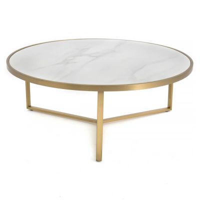 Image of Heston Coffee Table, Faux Marble