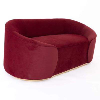 Image two of Monroe Loveseat, Merlot