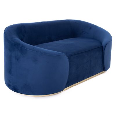 Image two of Monroe Loveseat, Blue