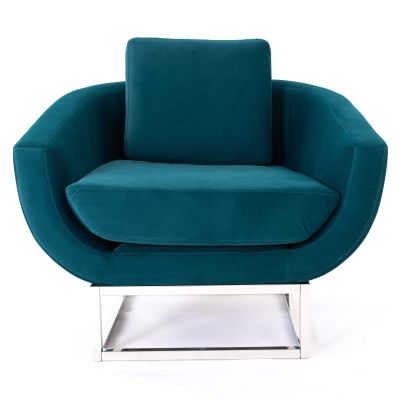 Image two of Capri Lounge Chair, Emerald