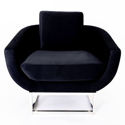 Image of Capri Lounge Chair, Black