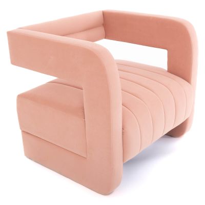 Image two of Mia Lounge Chair, Blush