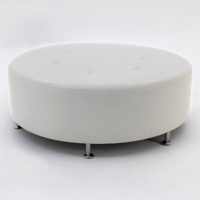 Image of Club Ottoman, Round