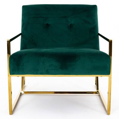 Image of Soho Lounge Chair, Emerald